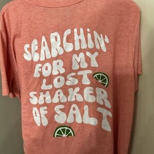 SHEIN Curve Coral Curve short sleeve T-shirt